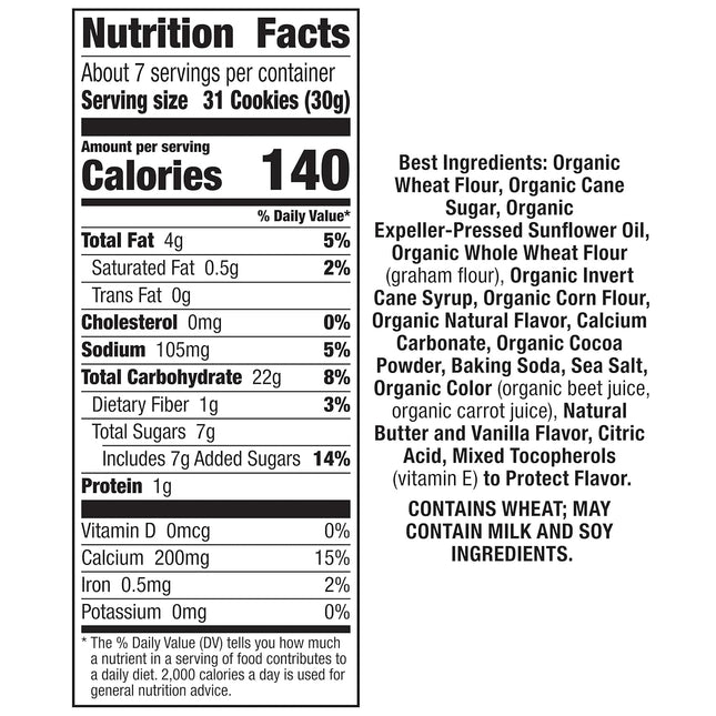 Organic Neapolitan Bunny Graham Snacks, 7.5 oz