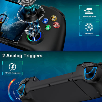 MC2 Mobile Gaming Controller for iPhone, Android, and Switch