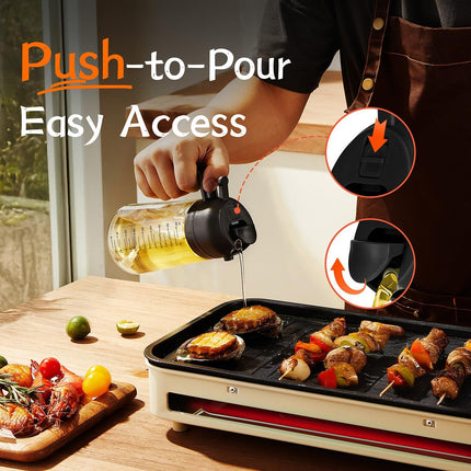 TrendPlain Oil Sprayer 2-in-1 spray and pour