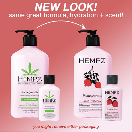 GlowEssence EsenciaLuz HEMPZ Body Lotion - Pomegranate - Bright Citrus - Daily Moisturizing Cream — Beauty & Self-Care