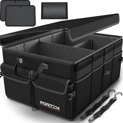 50L Foldable SUV Trunk Organizer with Soft Cover
