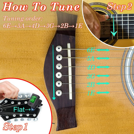 SourceToHome FuenteACasa Yamaha Guitar Tuner Clip-on, Multi-Instrument, Buzz-Free — Home & Lifestyle