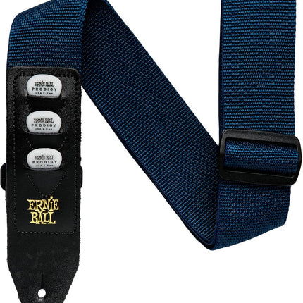 Black Polypropylene Guitar Strap, Adjustable 41-72 in.