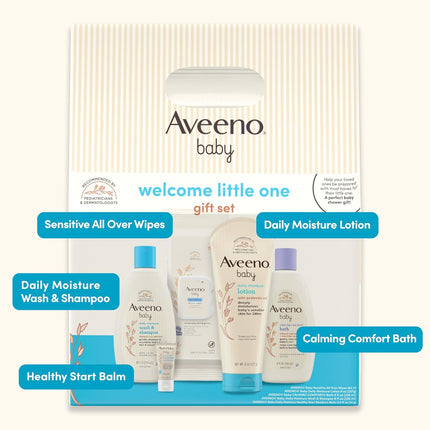 Welcome Little One Baby Essentials Gift Set, 5 Items
