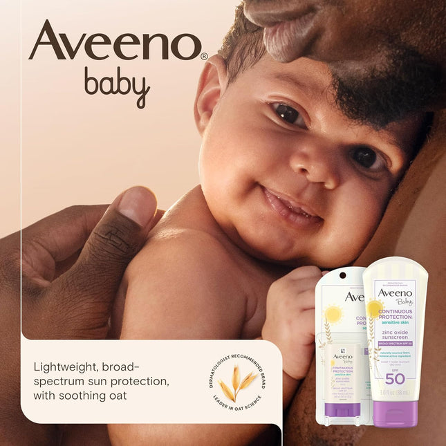 Baby Mineral Sunscreen Lotion SPF 50, Sensitive Skin, 3 fl. oz