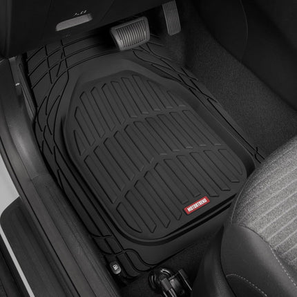 Black Deep Dish All-Weather Trim-to-Fit Floor Mats