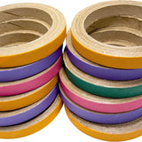 8013 Big 4 Inch Donuts Pk12 - Large Cardboard Chewable Donuts, Bright Outer Paper Strip, Many Shreddable Layers