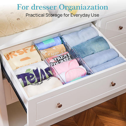 12-Pack 4-Inch Drawer Dividers for Clothes and Home