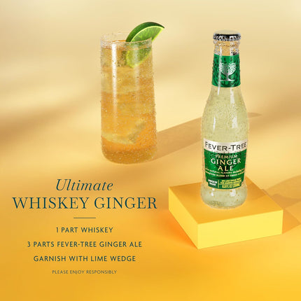 Premium Ginger Ale Mixer, 6.8 fl oz Bottles, Pack of 24