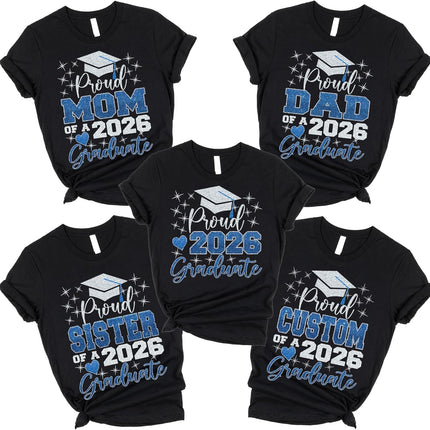 SourceToHome FuenteACasa Graduation Shirts 2026 for Family Proud Mom of a 2026 Graduate Shirt Proud — Home & Lifestyle