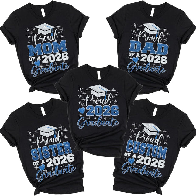 SourceToHome FuenteACasa Graduation Shirts 2026 for Family Proud Mom of a 2026 Graduate Shirt Proud — Home & Lifestyle