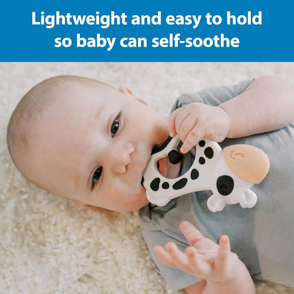 Cow Baby Teether, Multi-Texture Massaging Teething Toy for Babies 3m+