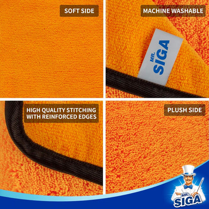 DriveForge ForjaRuta MR.SIGA Professional Premium Microfiber Towels for Cars — Auto & Moto