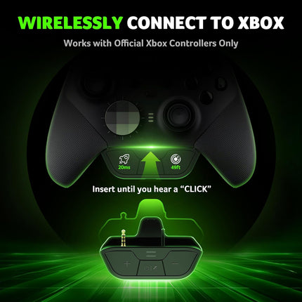 Wireless Gaming Headset for Xbox Series X|S, Xbox One, PC, PS5, Switch & Mac - Black Green