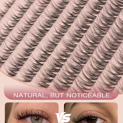Spider Lash Clusters Kit Breeze Wispy Natural Fluffy D-Curl DIY Eyelash Extensions