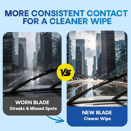 24-Inch and 18-Inch All-Season Windshield Wiper Blades, Pack of 2
