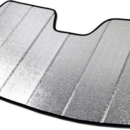 Custom Fit Windshield Sun Shade for 2003-2010 X3, Silver & Grey 1-Pc Set