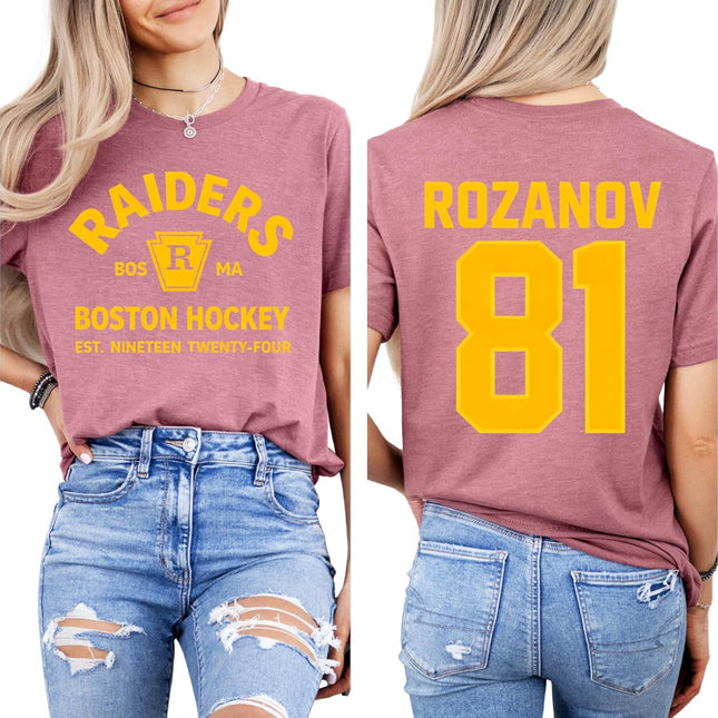 Vintage Hockey Number Back T-Shirt - Dark Grey Adult XL
