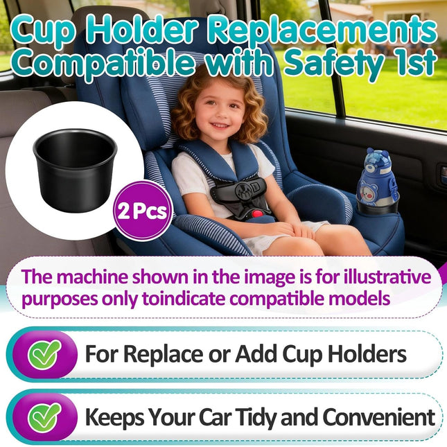 2-Piece Car Seat Cup Holder Set for Select Models