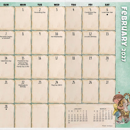 2027-2028 Cats Pocket Planner