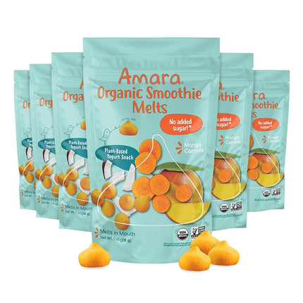 Mango Carrot Organic Smoothie Melts for Babies & Toddlers