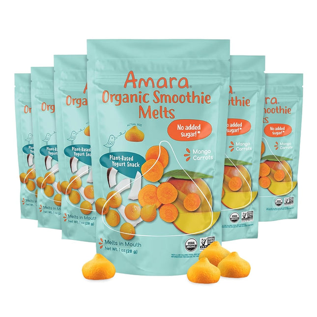 Mango Carrot Organic Smoothie Melts for Babies & Toddlers