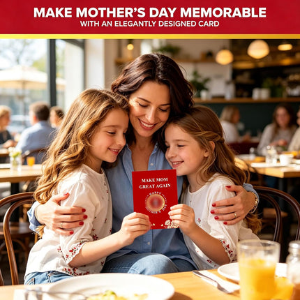 SourceToHome FuenteACasa Funny Mother's Day Greeting Card, Make Mother's Day Great Again Gift for — Home & Lifestyle