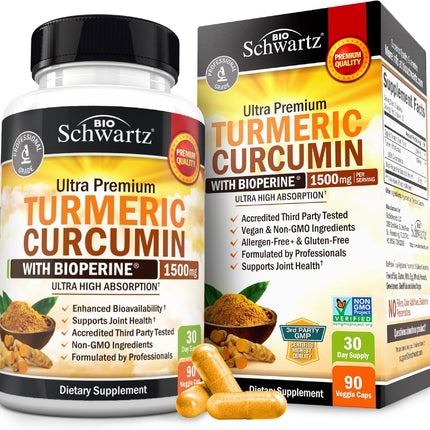 BioSchwartz Turmeric Curcumin 1500mg Joint Support