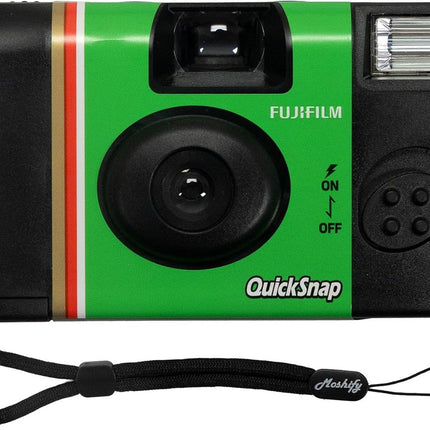QuickSnap Flash 400 Disposable 35mm Film Camera with Adjustable Wrist Strap