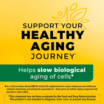 Nature Made Vitamin D3 2000 IU Softgels – Bone, Muscle & Imm