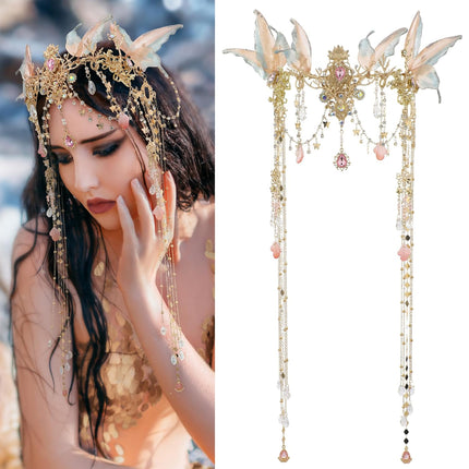 Renaissance Butterfly Elf Fairy Crown Headband