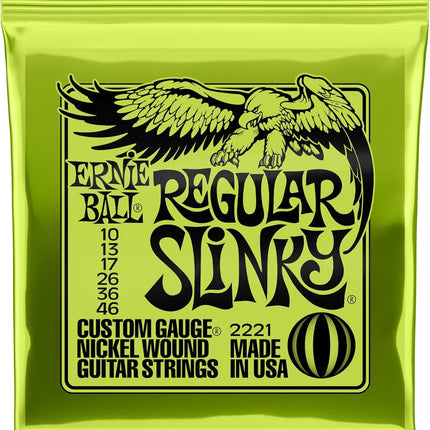 Regular Slinky Nickel Wound Electric Guitar Strings, 10-46 Gauge