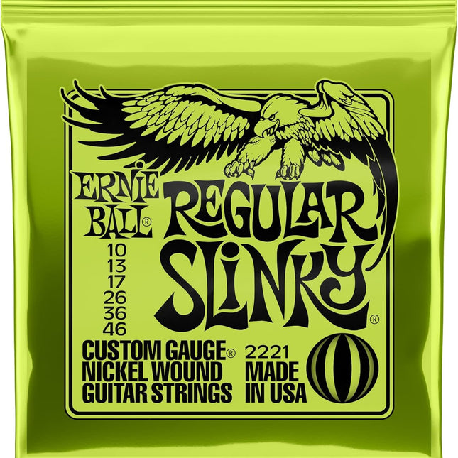 Regular Slinky Nickel Wound Electric Guitar Strings, 10-46 Gauge