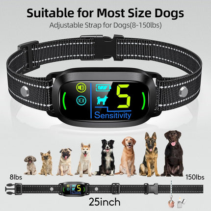 PawHaven RefugioPata FAFAFROG Dog Bark Collar, Rechargeable Smart Collar — Pet Supplies