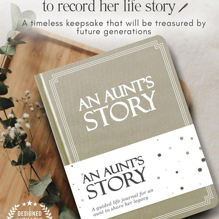 SourceToHome FuenteACasa Aunt's Life Story Journal (Hardcover): A Meaningful Keepsake — Home & Lifestyle