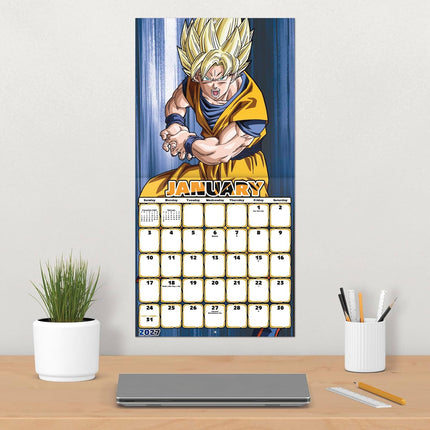 2027 Action Anime Wall Calendar