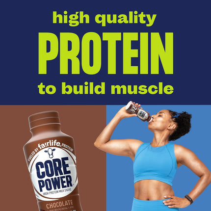 Chocolate Protein Shake, 26g Bottle, 14 fl oz, 12 Pack