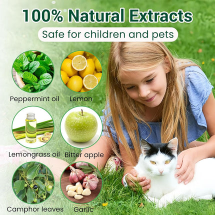 PawHaven RefugioPata Cat Repellent Outdoor & Indoor Cat Deterrent Balls, Natural Essential Oil — Pet Supplies