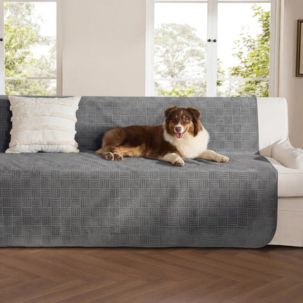 Waterproof Washable Couch Cover for Dogs, Ash Grey, 52 x 82 in