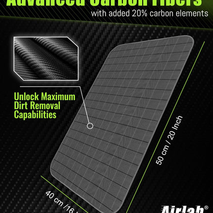 Carbon Microfiber Towels for Car Drying and Detailing, Pack of 4