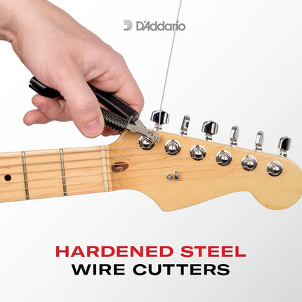 Pro Guitar String Winder, Cutter & Bridge Pin Puller - Black