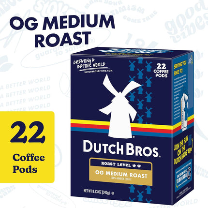 OG Medium Roast Single-Serve Coffee Pods, 22 Count