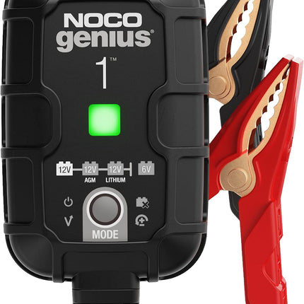 1A 6V/12V Smart Battery Charger, Maintainer & Desulfator