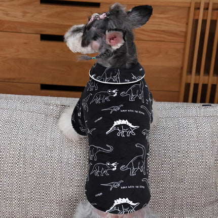 Two-Leg Velvet Pet Pajamas for Small and Medium Dogs and Cats