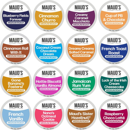 Flavored Coffee Pods Variety Pack, 80 Count
