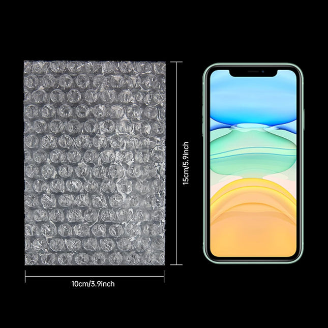 50 Pcs Clear Bubble Pouches, 4 x 6 Inch