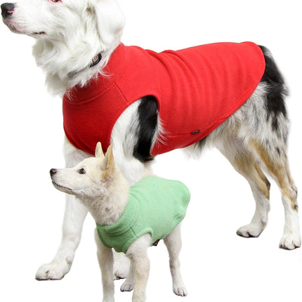 Stretch Fleece Pullover Vest for Dogs, Steel Blue, Medium