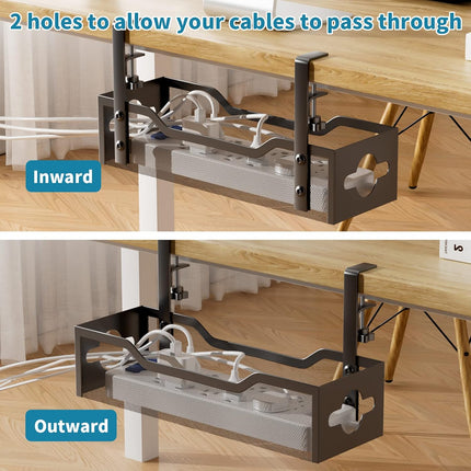 Cable tray dimensions and installation detail