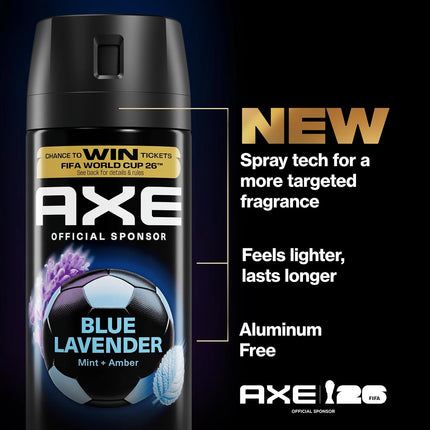 Fine Fragrance Body Spray Blue Lavender, 72-Hour Freshness, Aluminum Free, 2.9 oz