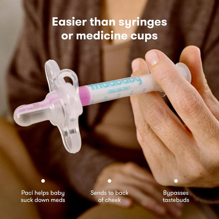 Medicine Pacifier Syringe for Baby Dosing